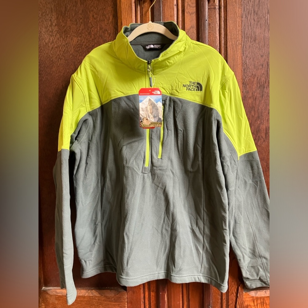 NWT The North Face Men’s Glacier Trail 1/2 zip XL